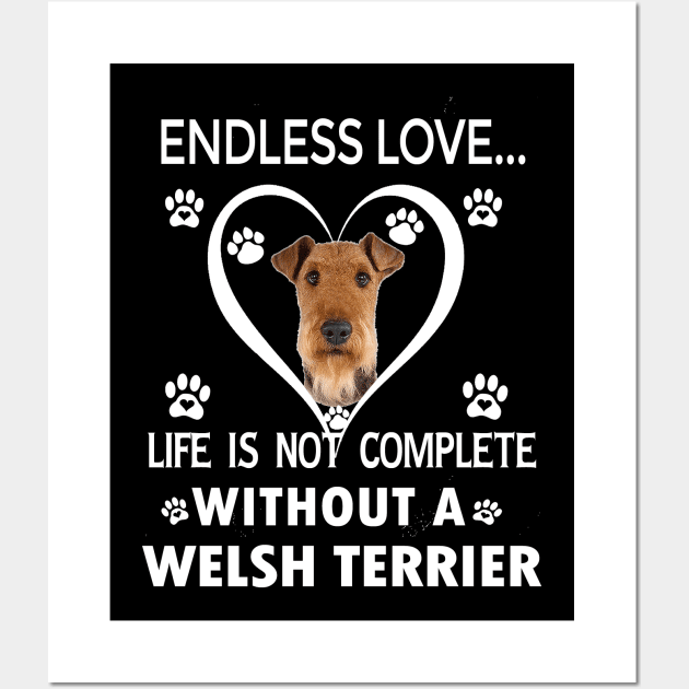 Welsh Terrier Lovers Wall Art by bienvaem